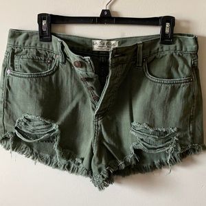 Free people denim short